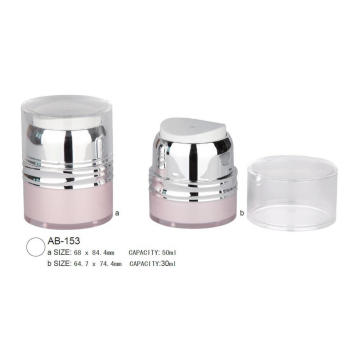 Empty Round Cosmetic Airless Bottle Container